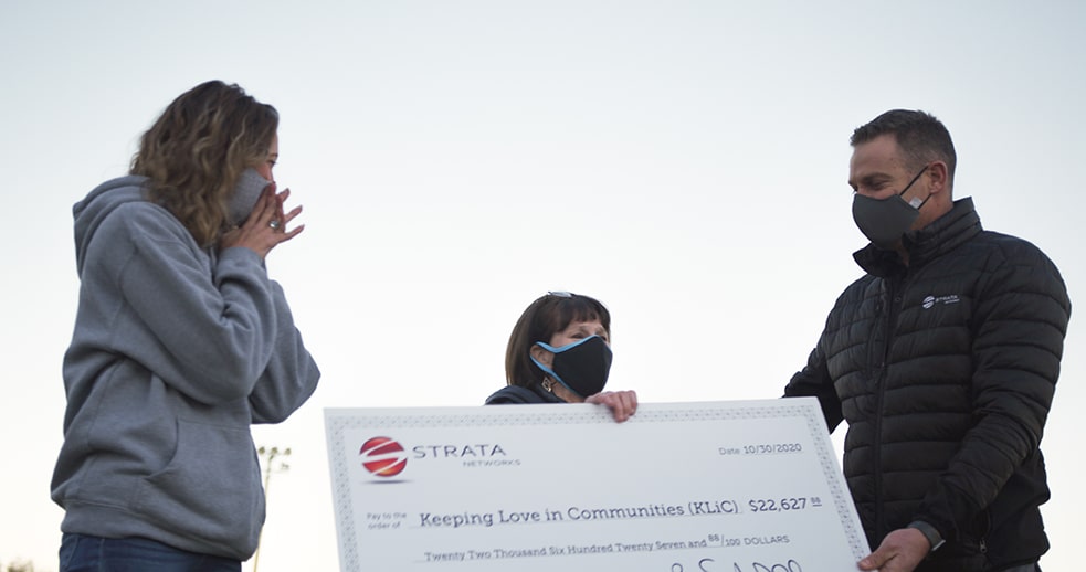 Strata Charity Classic KLiC Donation